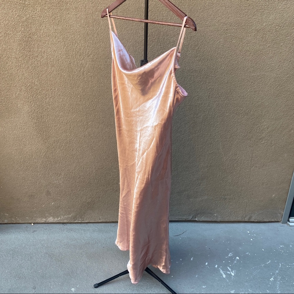 Nice pink slip dress